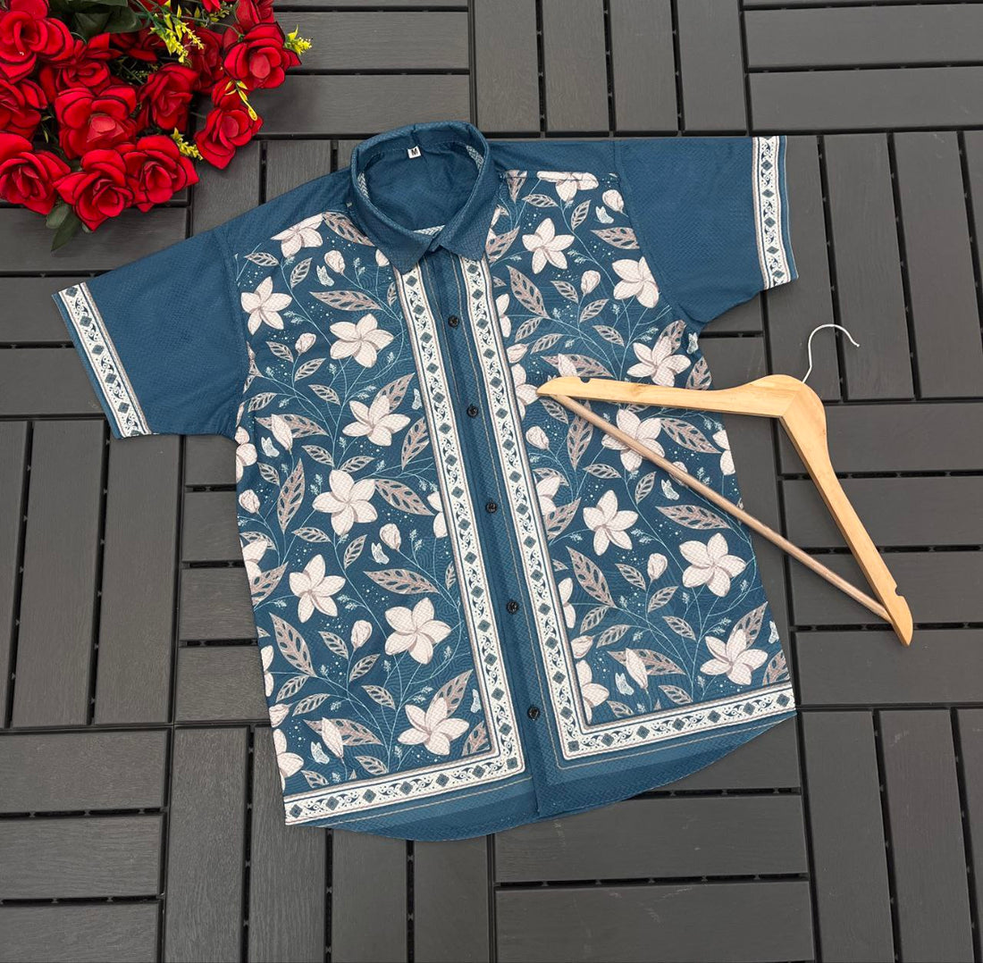 Clothexo Indigo Garden Premium Shirt