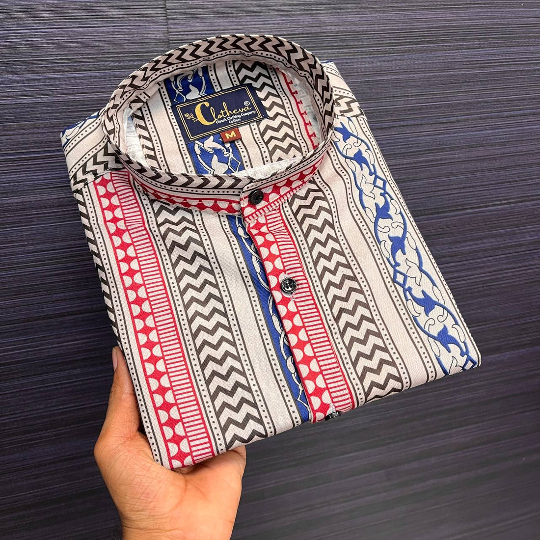 Clothexo Vintage Stripe Fusion Shirt