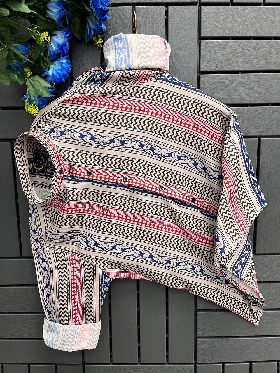 Clothexo Vintage Stripe Fusion Shirt