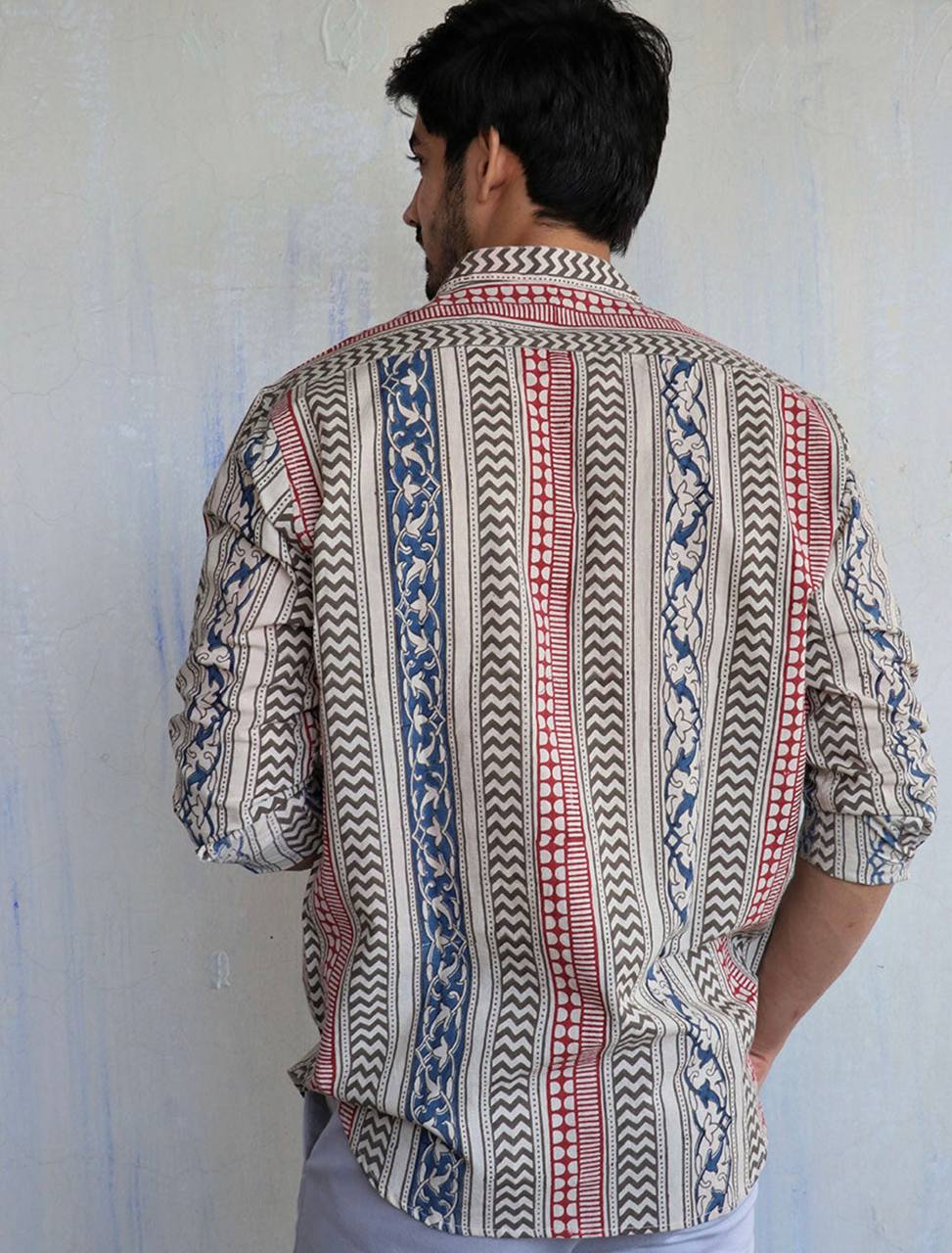 Clothexo Vintage Stripe Fusion Shirt