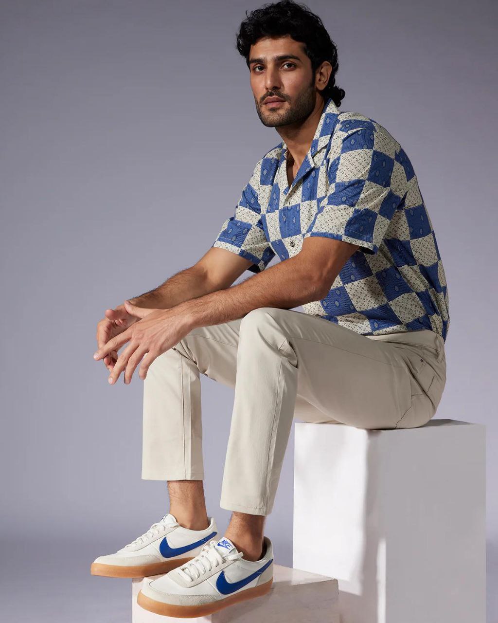 Azure Checkmate Shirt