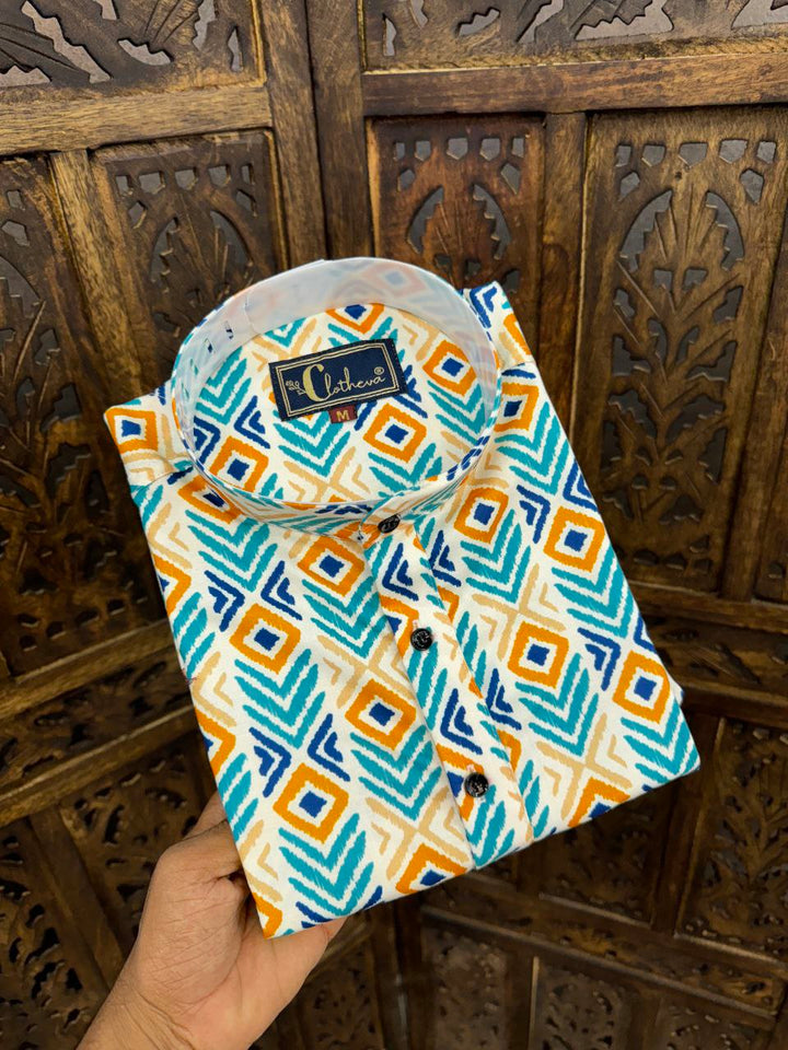 Clothexo Desert Mosaic Designer Shirt